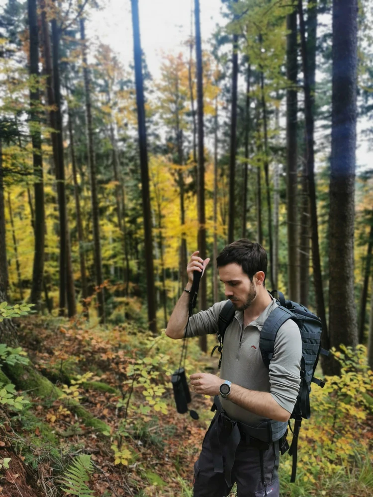 Jérémy Clerc, garde-faune dans le canton de Fribourg et pilote de parapente